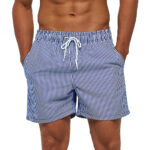 Customized Logo Men Summer Solid Color Beachwear Shorts