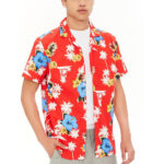 Colorful Summer Aloha Beach Shirt For Men