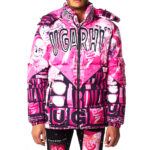 Custom Logo Men's Fashion Puffer Jacket