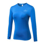 Women Slim Fit Workout Compression Ladies Shirts